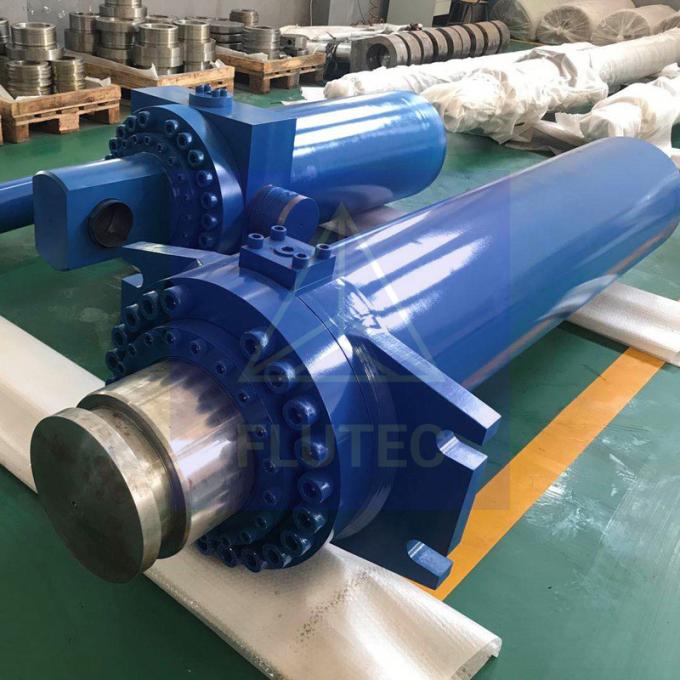 سیلندر های هیدرولیک سفارشی سنگین 100٪ آزمایش فشار برای برش فلزات فلزی 3