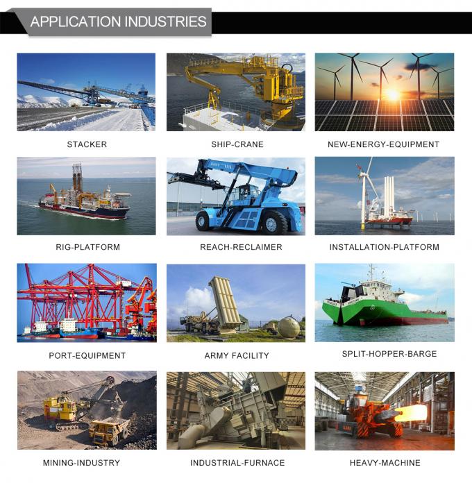 سیلانگر هیدرولیک دریایی دوگانه 100٪ آزمایش فشار DNV ISO9001 تایید شده 7
