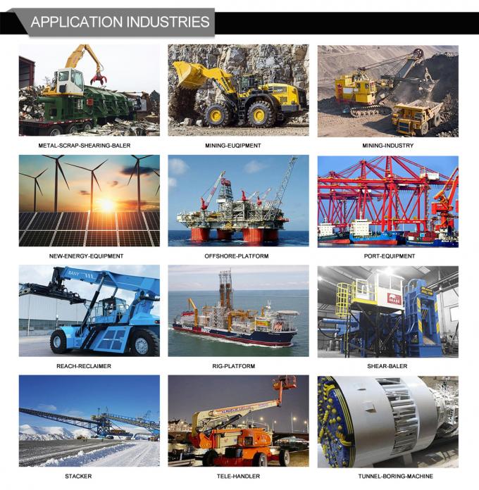 استقرار / قابل اعتماد سیلندر هیدرولیک دریایی برای پلاتفرم کار جک 4