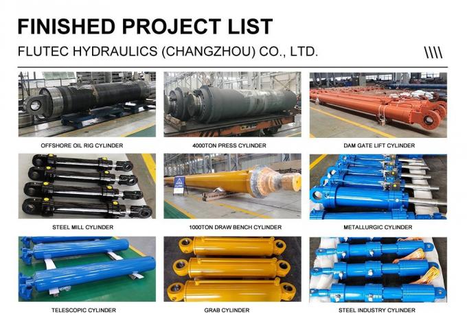 FLUTEC بالت های هیدرولیک سر / سیلندر روغن هیدرولیک برای آسیاب قطر عمودی 3