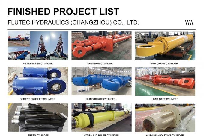 FLUTEC بالت های هیدرولیک سر / سیلندر روغن هیدرولیک برای آسیاب قطر عمودی 4