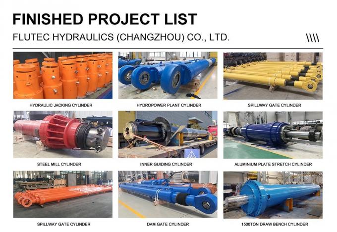 FLUTEC بالت های هیدرولیک سر / سیلندر روغن هیدرولیک برای آسیاب قطر عمودی 5