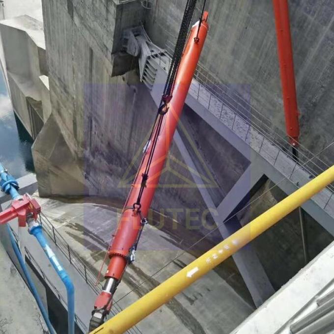 درب سد نیروگاه های آبی سیلندر هیدرولیک مواد فولاد کربن 4